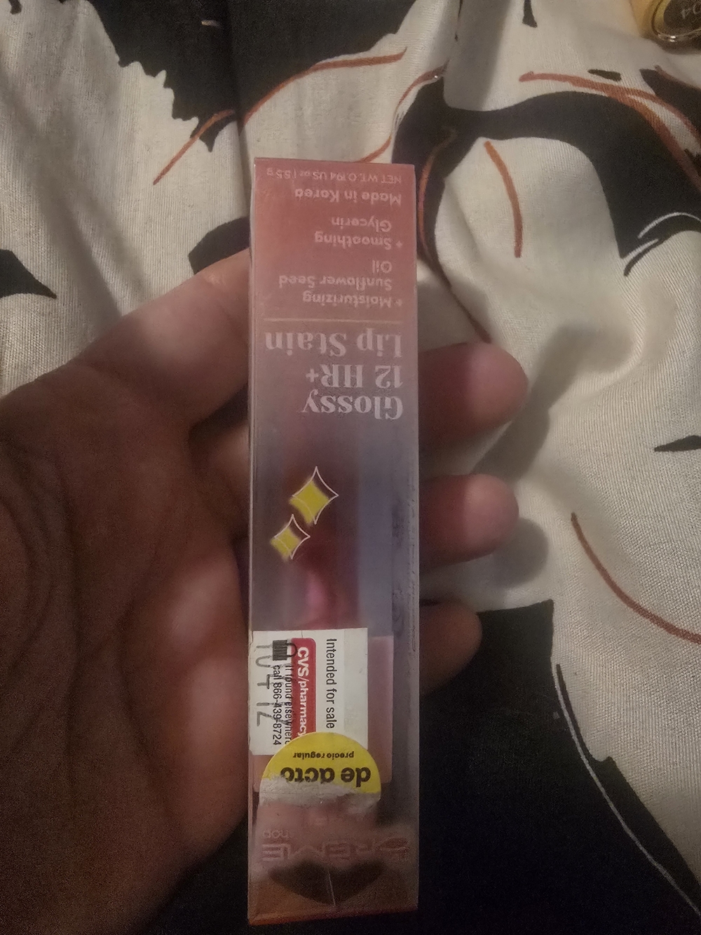 Glossy 12 HR+ Lip Stain — Peachy Pink - Picture 2 of 3
